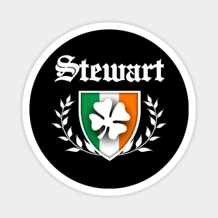 Stewart Shamrock Crest Magnet